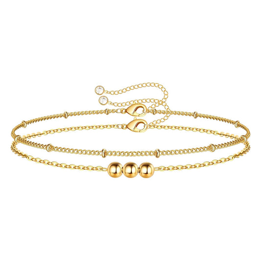 18K gold plated Stainless steel bracelet, Intensity